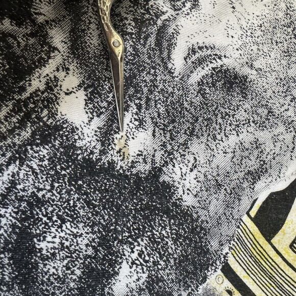 VINTAGE 90s Wolf Shirt Size XXL Graphic AOP Single Stitch Double Sided Nature - Picture 9 of 11